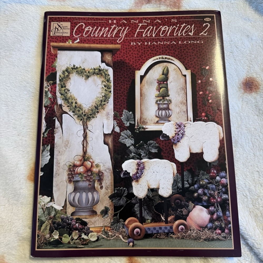 2001 Country Favorites Vol 2 Decorative Painting Patterns Craft Book Vintage - Picture 1 of 5